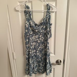 NWOT Free People Floral Mini Dress